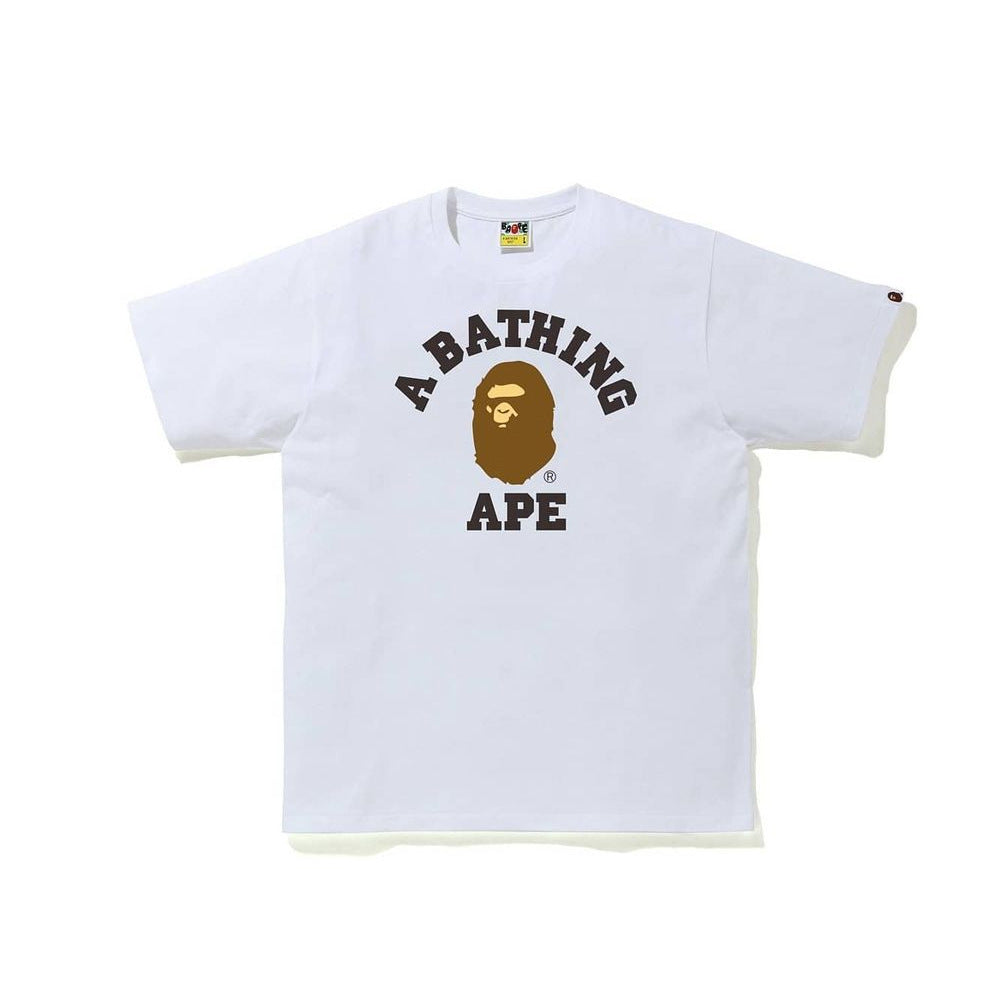 Men's Street Style Ape Head Print Cotton T-Shirt