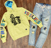The Itchy & Scratchy skull trust and issues pink hoodie