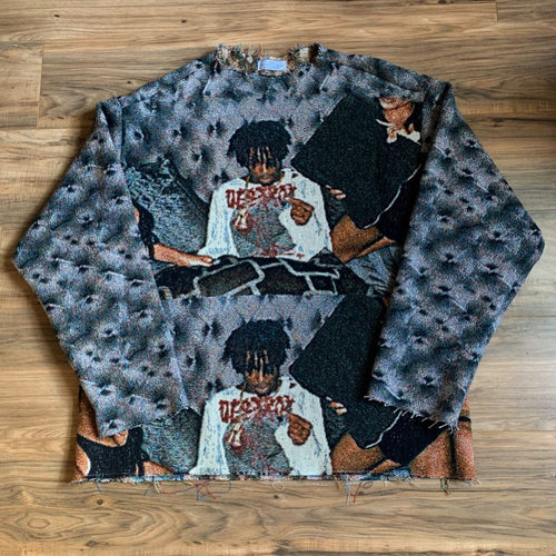 Project D Woven Tapestry Crewneck –