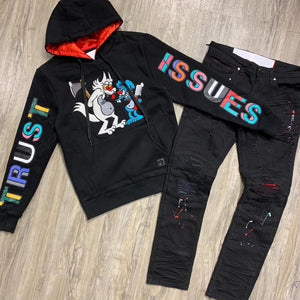 Itchy & Scratchy trust and issues hoodie